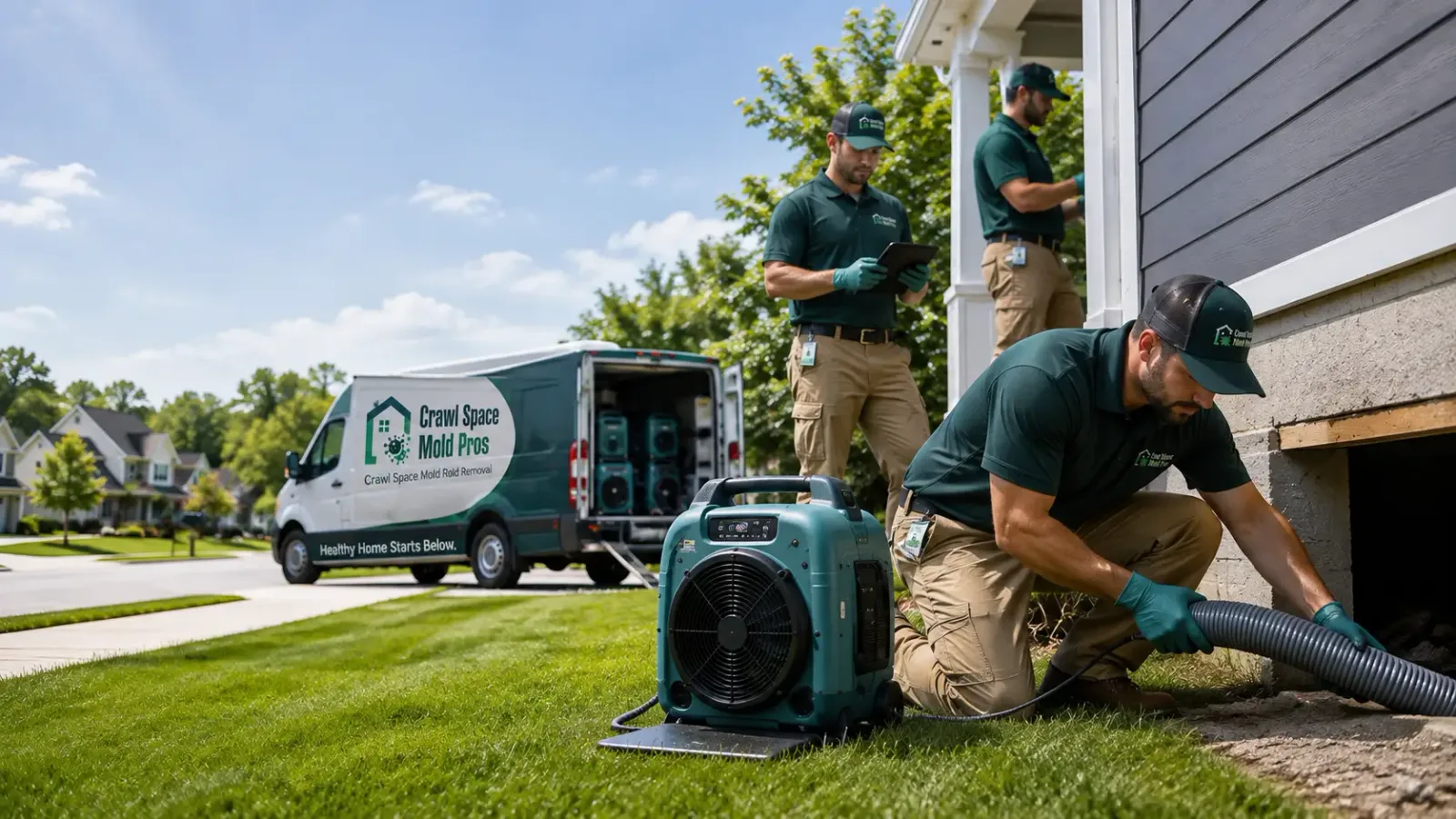 Crawl Space Mold Removal in North Powder, OR